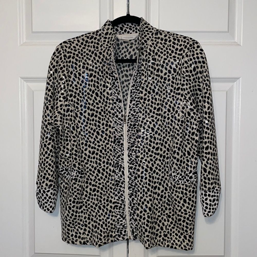 Erin London zip up jacket